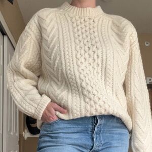 Cozy 100% Wool Oversized Sweater